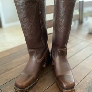 Frye Campus Boots Brown leather sz 10